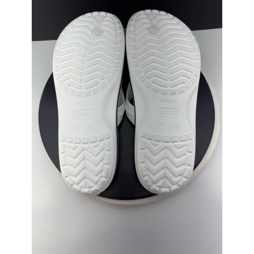 Crocs Crocband Flip-Flop Men's Size 13 White Toe-Post Casual Comfort Sandals NEW - Picture 7 of 9
